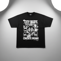 Shadow Oversized Graphic Tee - Black and White Streetwear